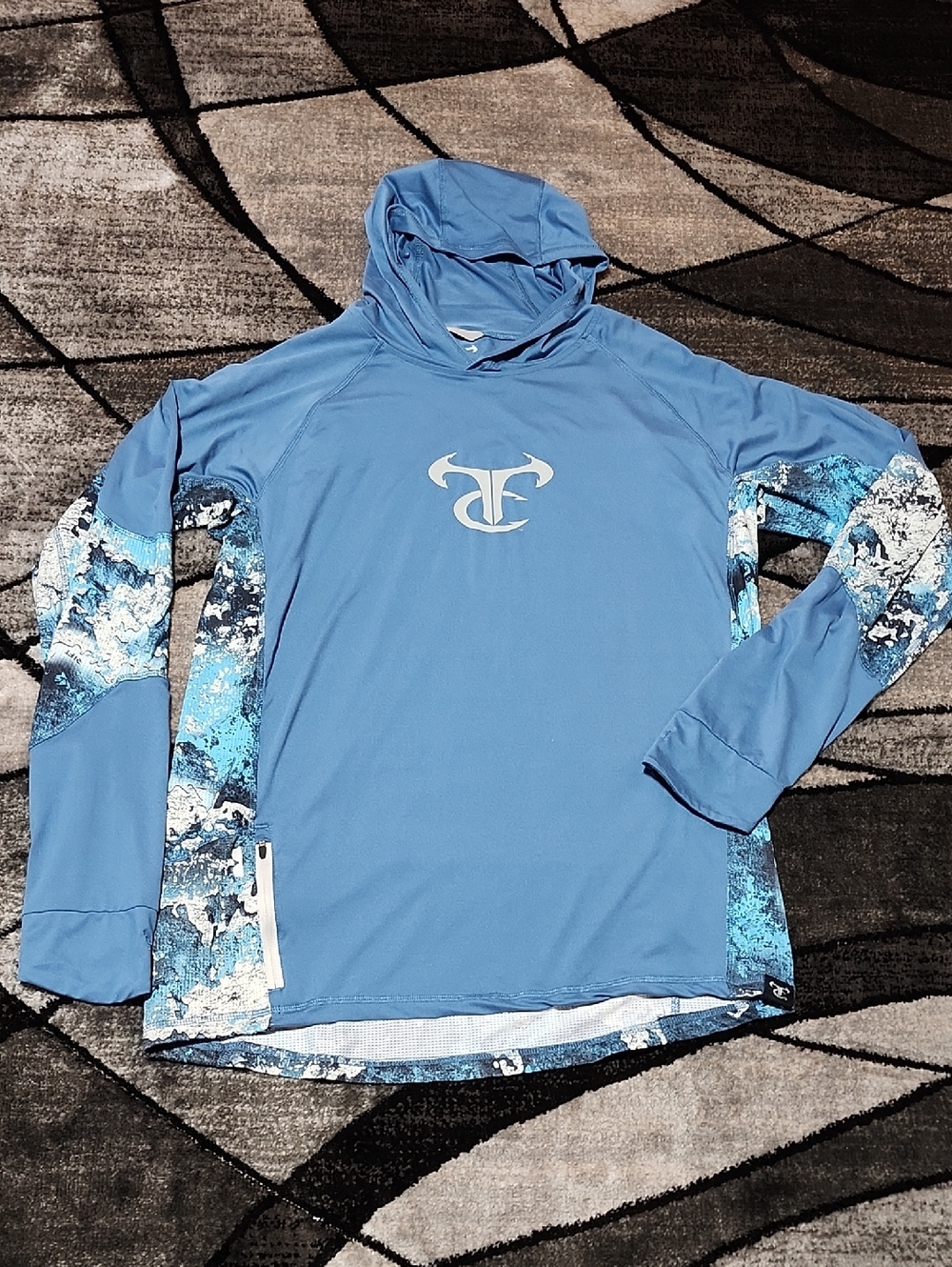 TRUE TIMBER RAGEWATER PERFORMANCE FISHING LONG-SLEEVE HOODIE SHIRT